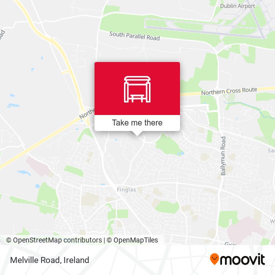 Melville Road map