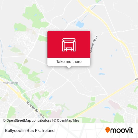 Ballycoolin Bus Pk map