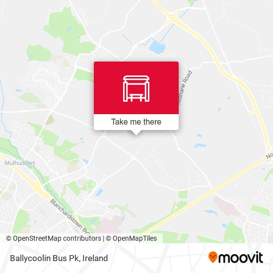 Ballycoolin Bus Pk map