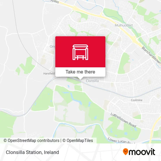 Clonsilla Station map