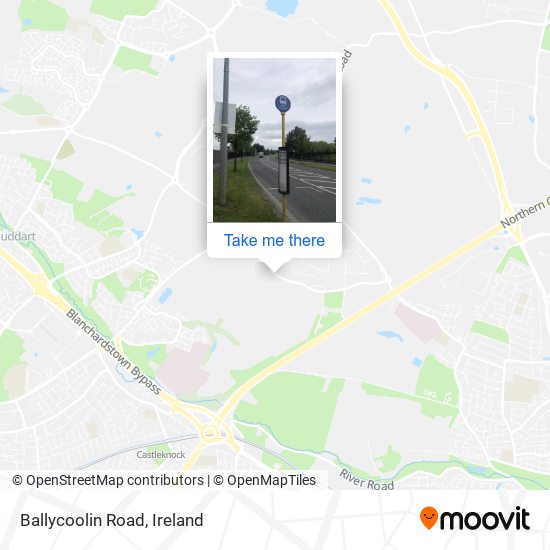 Ballycoolin Road map