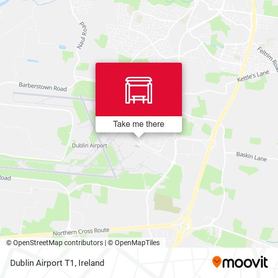 Dublin Airport T1 map