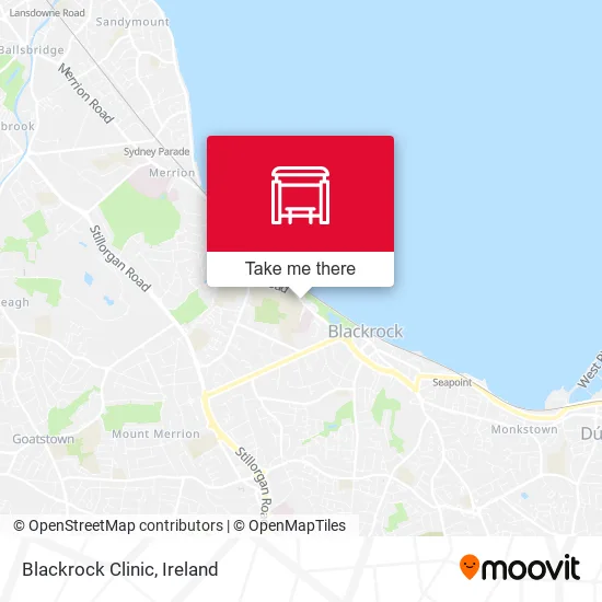 Blackrock Clinic map