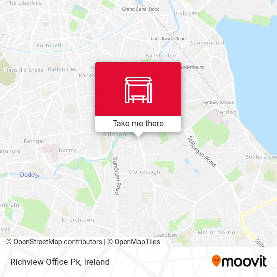 Richview Office Pk map