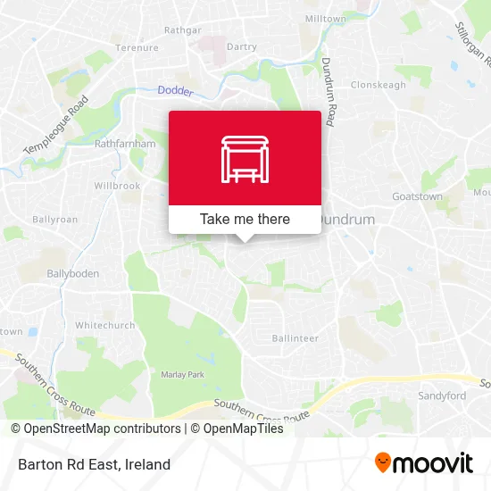 Barton Rd East map