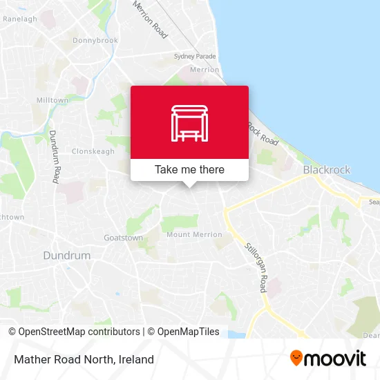 Mather Road North map