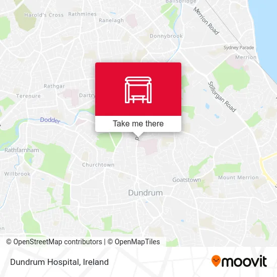 Dundrum Hospital map