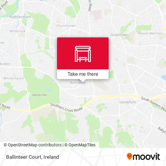 Ballinteer Court map