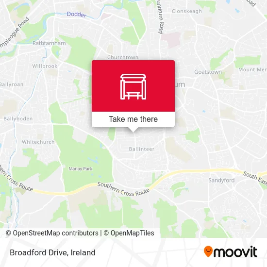 Broadford Drive map