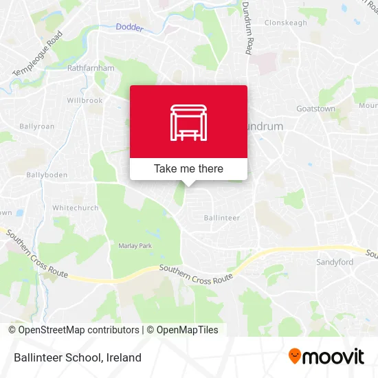 Ballinteer School map