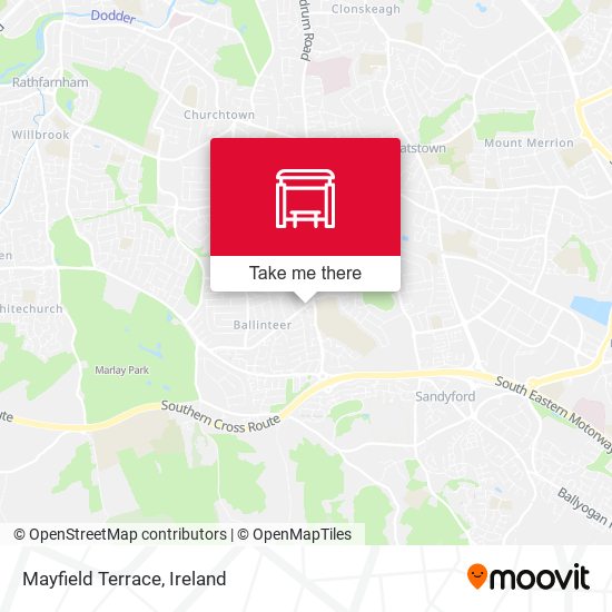 Mayfield Terrace map