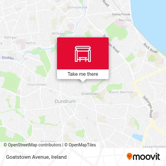 Goatstown Avenue map