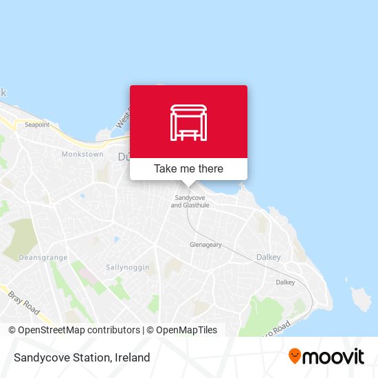 Sandycove Station map