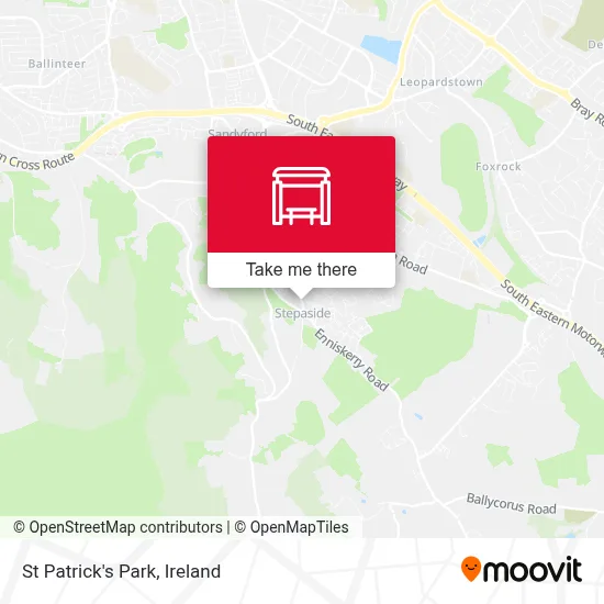 St Patrick's Park map