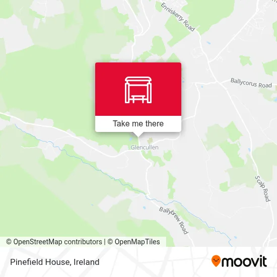 Pinefield House map