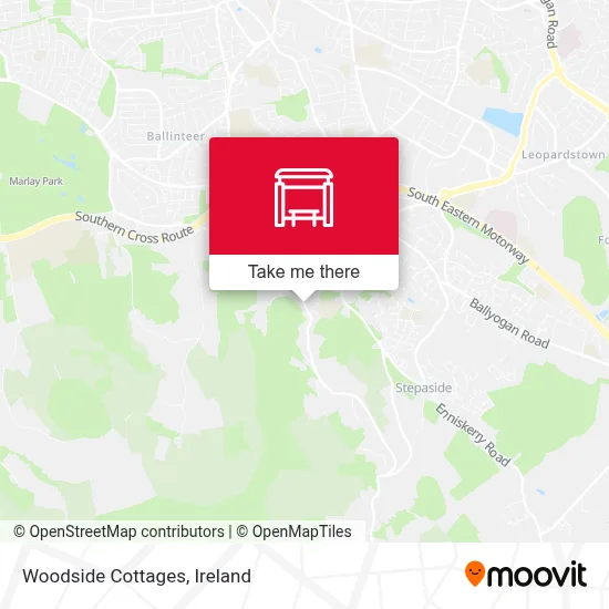 Woodside Cottages map