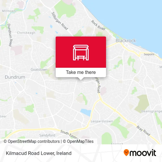 Kilmacud Road Lower map