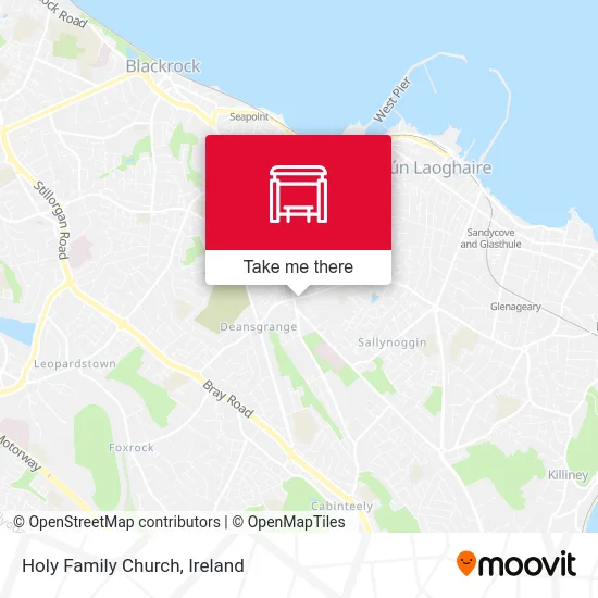 Holy Family Church map