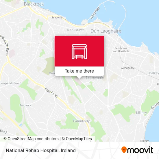 National Rehab Hospital map