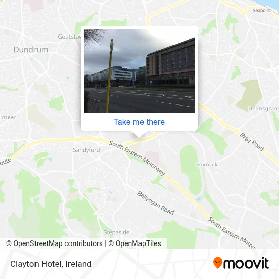 Clayton Hotel map