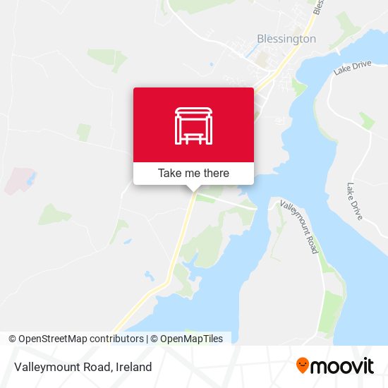 Valleymount Road map