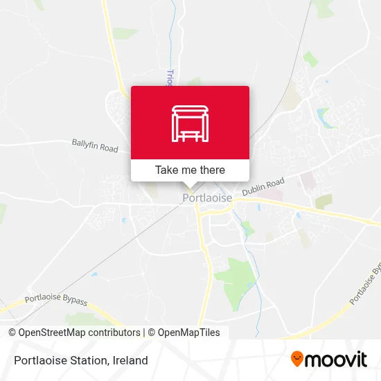 Portlaoise Station map