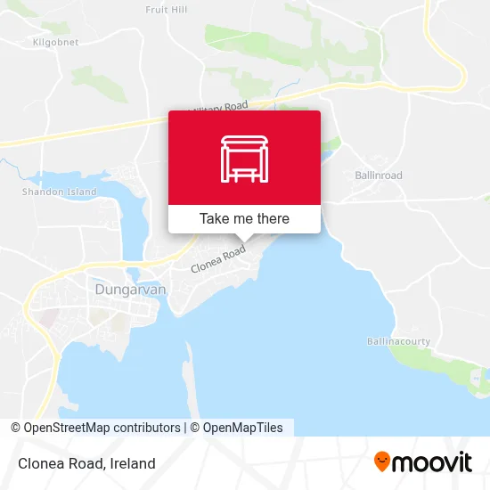 Clonea Road map
