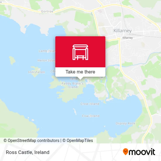Ross Castle map