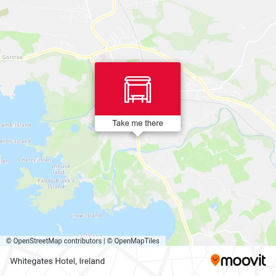 Whitegates Hotel map