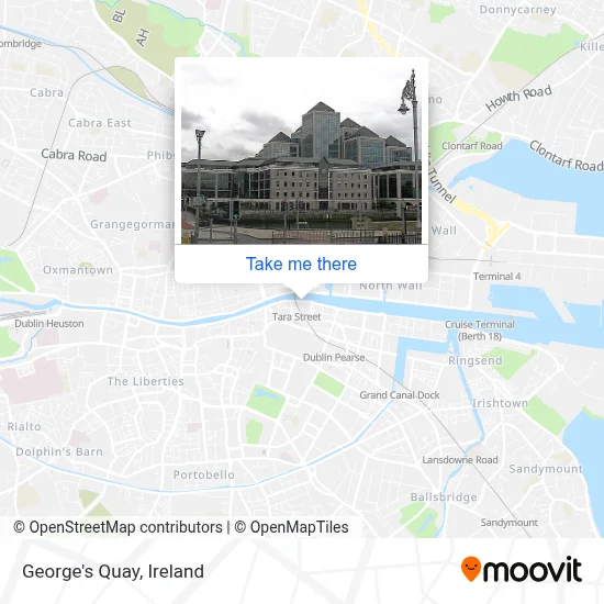 George's Quay map