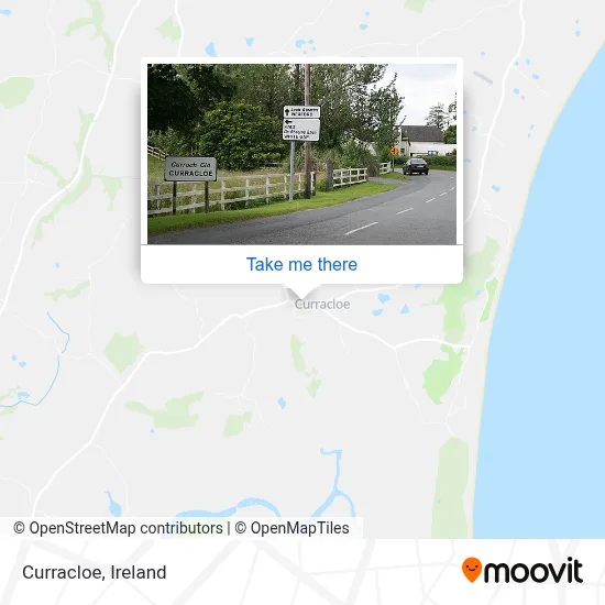 Curracloe map