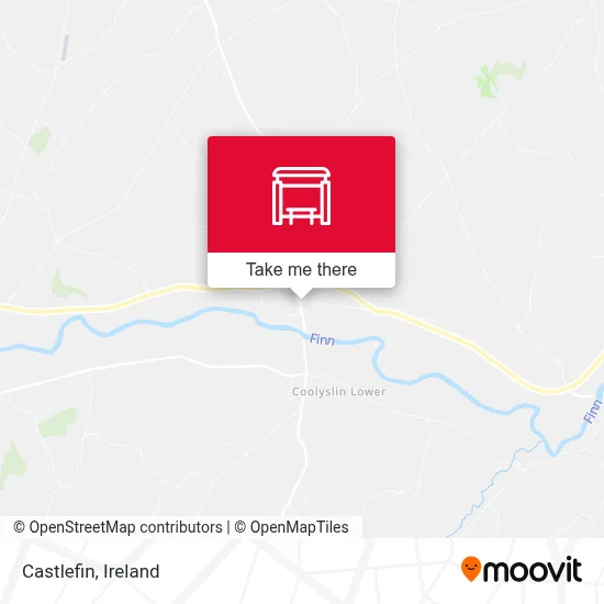 Castlefin map
