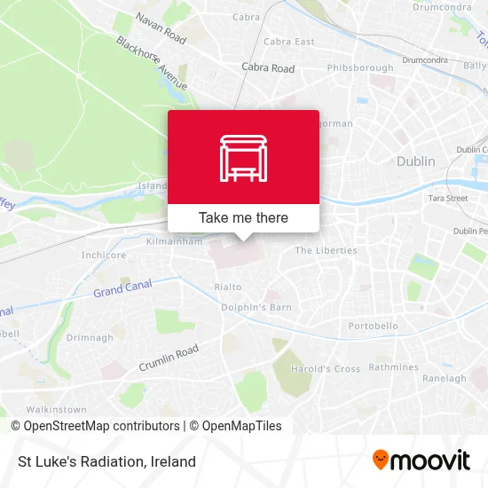 St Luke's Radiation map