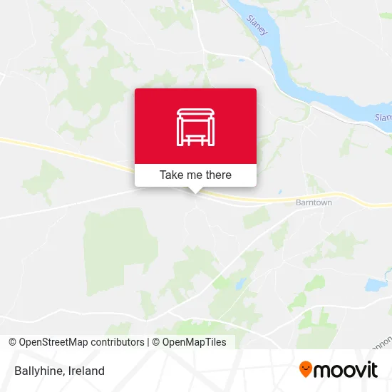 Ballyhine map