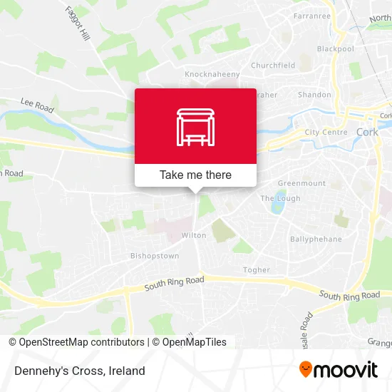 Dennehy's Cross map