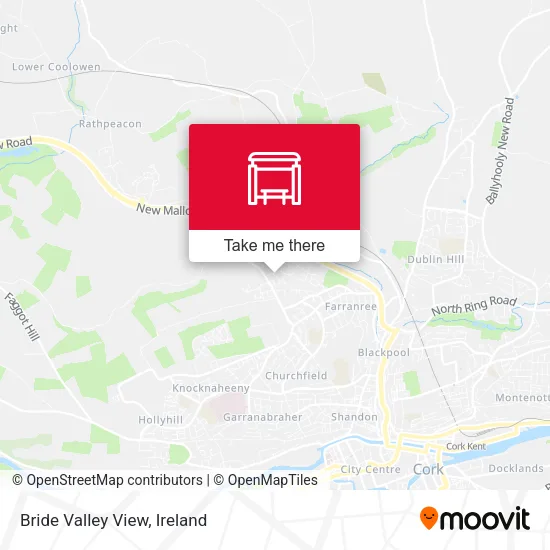 Bride Valley View map