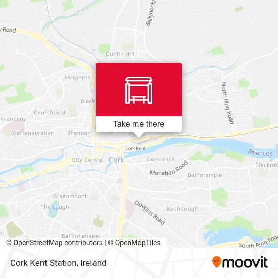 Cork Kent Station map