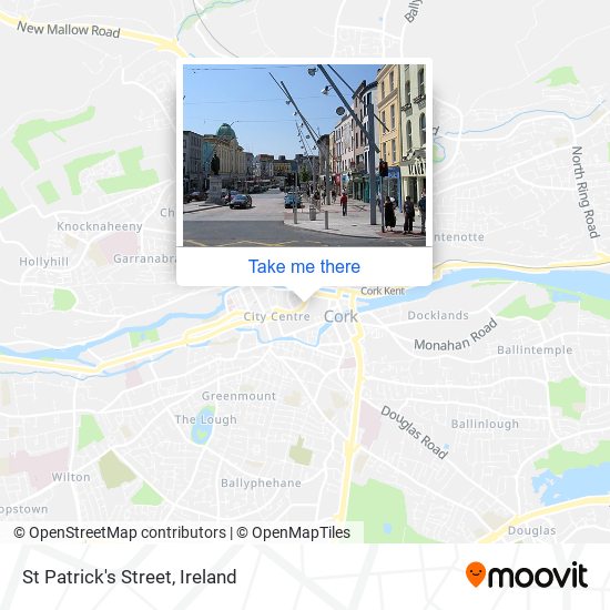 St Patrick's Street map