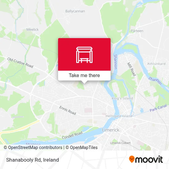 Shanabooly Rd map