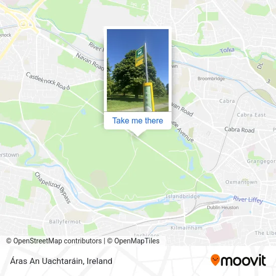 Áras An Uachtaráin map