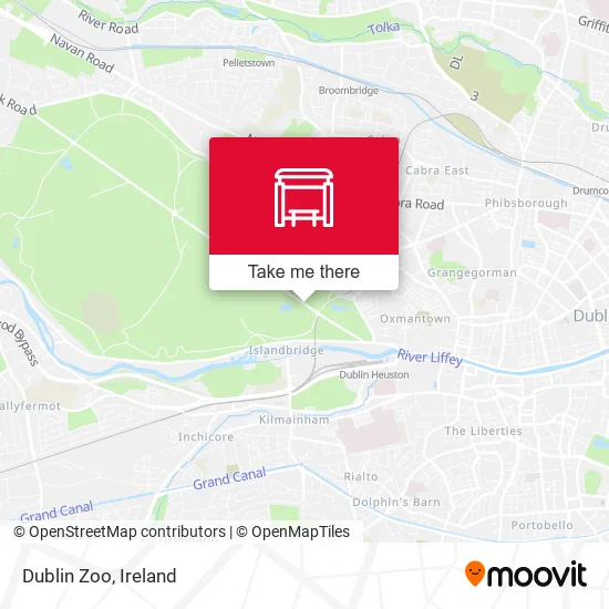 Dublin Zoo map