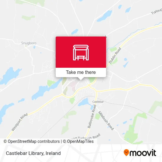 Castlebar Library map