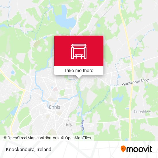 Knockanoura map