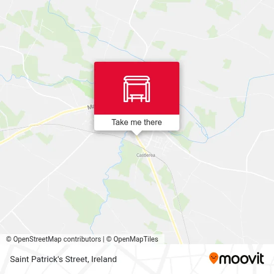 Saint Patrick's Street map