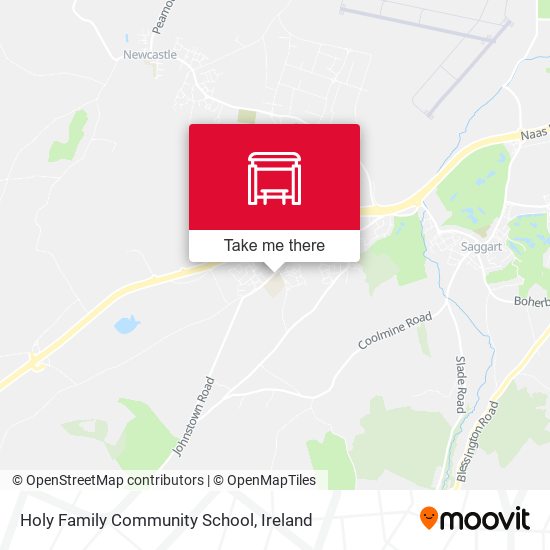 Holy Family Community School map