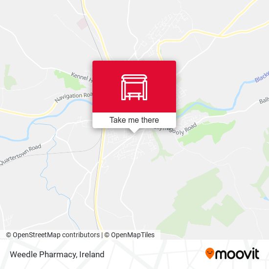 Weedle Pharmacy map