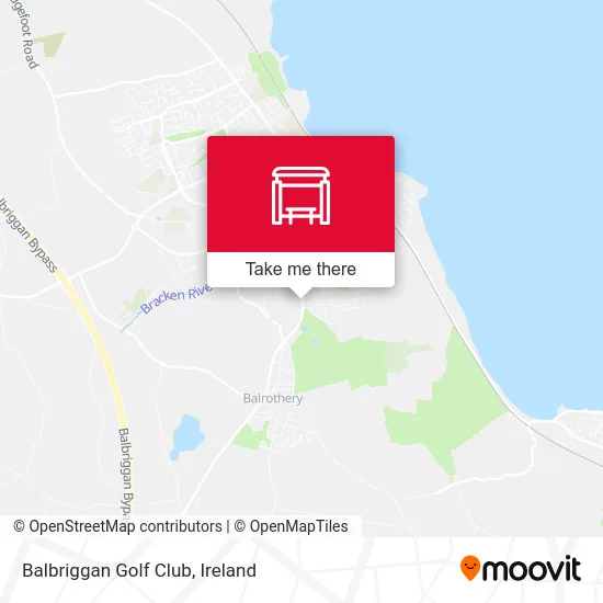 Balbriggan Golf Club map