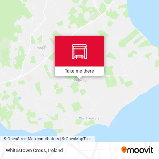 Whitestown Cross map