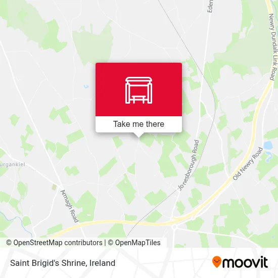 Saint Brigid's Shrine map