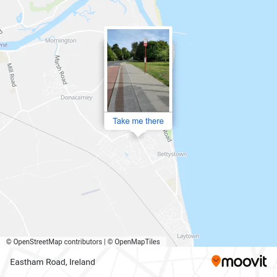 Eastham Road map